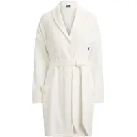 Ralph Lauren Badjas kort ' Club Waffle ' ecru