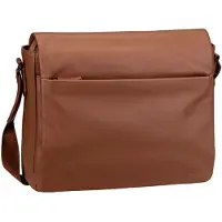 JOST Bags business tas schoudertas met laptopvak Tromsoe Business Bag Cognac Lichtbruin