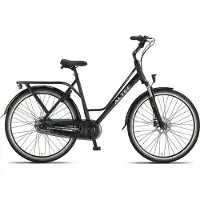 Altec Damesfiets Omega 28 Inch 55 cm Dames 7V Hydraulische schijfrem Matzwart