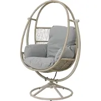 Kaemingk Tunja draaistoel wicker 113x90 cm 2 stuks