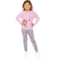 United labels Set - Huispak - Broek + Sweatshirt - Roze /Grijs - Maat 122/128