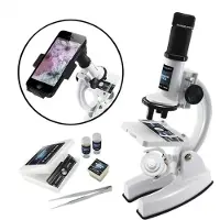 KO Kids Microscope Educational Toy Zilver Kinderen