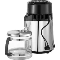 OEM VEVOR waterdestilleerder, 4 liter capaciteit, temperatuurregeling, 750W vermogen