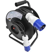 Proplus 373844DE Kabelhaspel 25 m CEE-stekker