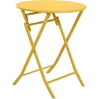 Hespéride - Luxe Bistrotafel - Greensboro Tafel - Mosterd - 60x60x71cm