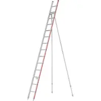 Hymer Obstplukladder - één delig - Ladder voor oogstwerkzaamheden - stabiel - lengte 4.160 mm - aluminium ladder -