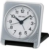 Seiko - zilverkleurige reiswekker QHT015S