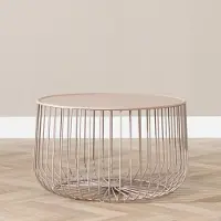 Livin24 Salontafel Senna metaal taupe