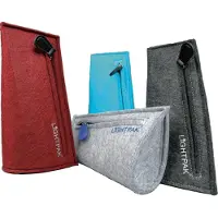 Lightpak 43096: Pennenetui, etui van vilt, opbergmap in druppelvorm