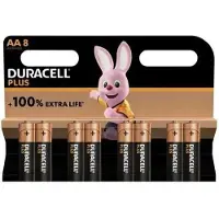 Duracell AA-batterijen Alkaline Plus Pack 8