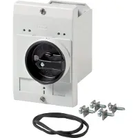 Eaton E-PKZ0-G 072907 Lege behuizing Inbouw, Met draaischakelaar (l x b x h) 80 x 85 x 129 mm Grijs, Zwart 1 stuk(s)
