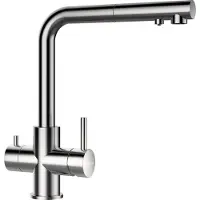 Schock 560120EDM, Trekstang, roestvrij staal, roestvrij staal, hendelgrepen, dubbel, type L