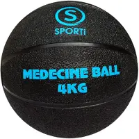 Sporti France 4kg Inflatable Medicine Ball Zwart 4 kg