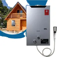 OEM Gas-waterverwarmer, 20 liter capaciteit, draagbaar ontwerp, 20 liter, 40 kW