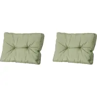 Madison florance rugkussen panama sage ca. 43x73 cm set van 2