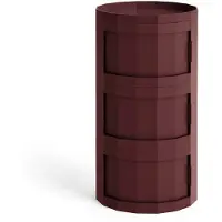 HAY Facet Kastje Burgundy | 30 (3 doors, H71) | With feet and castors