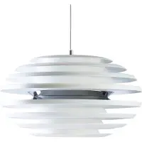 BELID Ellipse Pendant Ø50 Cm /Chrome - Hanglampen Metaal White - 108262
