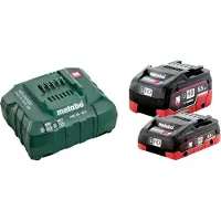 Metabo Accu Set 2xLiHD 4Ah + ASC55 (685160000)