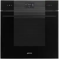 Smeg Pyro steam Galileo Oven Oven , Linea, 60 cm, Combi-stoom, Zwart, A+, Pyrolyse