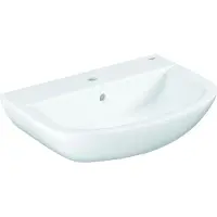 GROHE Bau wastafel 1 kraangat met overloop 60.9x44.2cm wit