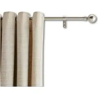 Acaza Lange Gordijnroede - Uitschuifbare Gordijn Rail - Stang van 240-360 cm - Zilver