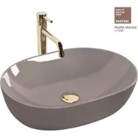 REA Opzetwastafel Lisa Beige Shiny