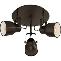 Eglo Plafondspot MITCHLEY Plafondlamp vintage, industrial, retro, keukenlamp, E27, Ø 50 cm (1 stuk)