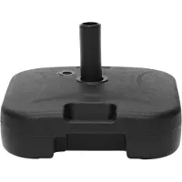 Brixy Parasolvoet - Vulbaar - 40KG - Compact en Stabiel - Parasolhouder - Kunststof - Antraciet