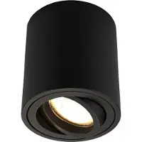 LEDVION - LED Opbouwspots - Dimbaar - 5W - 2700K - Zwart