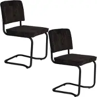 Zuiver eetkamerstoel (set van 2) Ridge Kink Soft