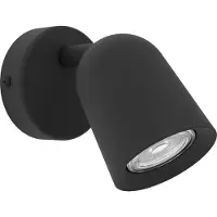 Eglo Camaldoli Spot - GU10 - 8.5 cm - Zwart - Kantelbaar