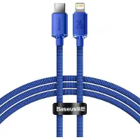 Baseus Crystal Shine Series Fast Charging Data Cable Type-C to iP 20W 1.2m Blue