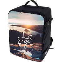 Ferocity - Handige rugzak voor op reis 40x25x20 cm Multifunctioneel - handbagage koffer - Polyester - Gewoon gaan