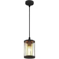 LINDBY - Yonan Udendørs Hanglamp Dark Grey/Clear
