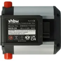 VHBW -accu compatibel met Gardena EasyCut Li-18/23 (9824-20) grasmaaier, grasschaar, heggenschaar, tuingereedschap (2000 mAh 18V Li-Ion)
