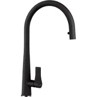 Schock 521000BK, Trekhendel, zwart, hefboomgrepen, detailopname, type C, 2,5 cm