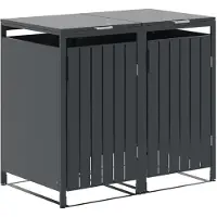 Garden Impressions Binport containerberging 136x80x118 cm - donker grijs