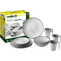 Brunner - Lunch Box - Bestekset 16 Pieces, grijs