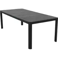 Lesli Living Tafel Buiten Tuin Castilla 2.0 Negro 220x100cm