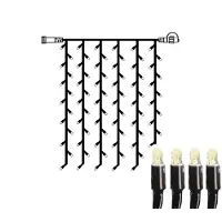Star Trading Lichtgordijn 'EXTRA', Buiten, Systeem 24, Accessoire, 49 LED's, warm wit, 1,02 B, H 1 m, L 1 m