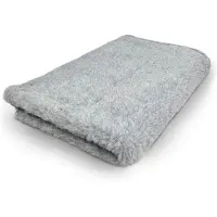 Vetbed Effen Grijs - Antislip Hondenmat - 150 x 100 cm - Benchmat - Hondenkleed - Voor Honden - Machine Wasbaar
