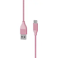 XLayer 217085 1 x USB C male naar 1 x USB C male oplaadkabel 1.5m Roze