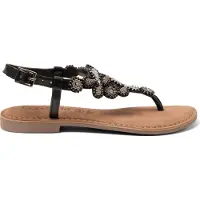 Lazamani Teenslipper grijs / zwart
