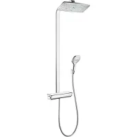 Hansgrohe Raindance Select E - Showerpipe 360 doucheset met thermostaat, EcoSmart 9l/min, chroom 27286000