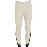 Equestro Heren Slim Fit Zomer Rijbroek Knie Grip One size