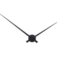 Nextime Hands – Wandklok – 85 cm – Aluminium – Zwart