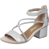Rieker Sandalen met riem zilver