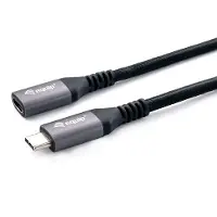 Equip USB-kabel 0,5 meter USB 3.2 Gen 2 (3.1 Gen 2) USB C Zwart