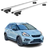 Aurilis Draagbalken, basissteunen voor Honda Jazz Crosstar 2020-2025, 90 kg, aluminium, zilver, 2x ABE-certificaat