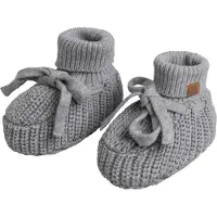 Babys Only Slofjes teddy Soul grijs - 3-6 mnd